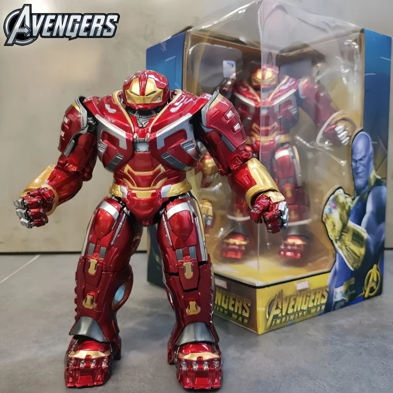 Zd Original Iron Man Figure 20cm Hulkbuster Mk44 Action Figure Marvel 10th Anniversary Memorial Collect Model Gift Toy