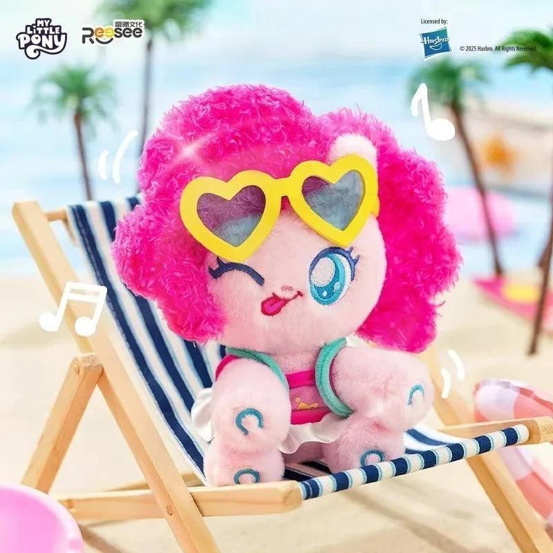 REESEE TOYS My Little Pony Праздничная серия Аниме Pinkie Pie Плюшевая кукла Сумка Подвеска Коллекция Модная слепая коробка Подарок