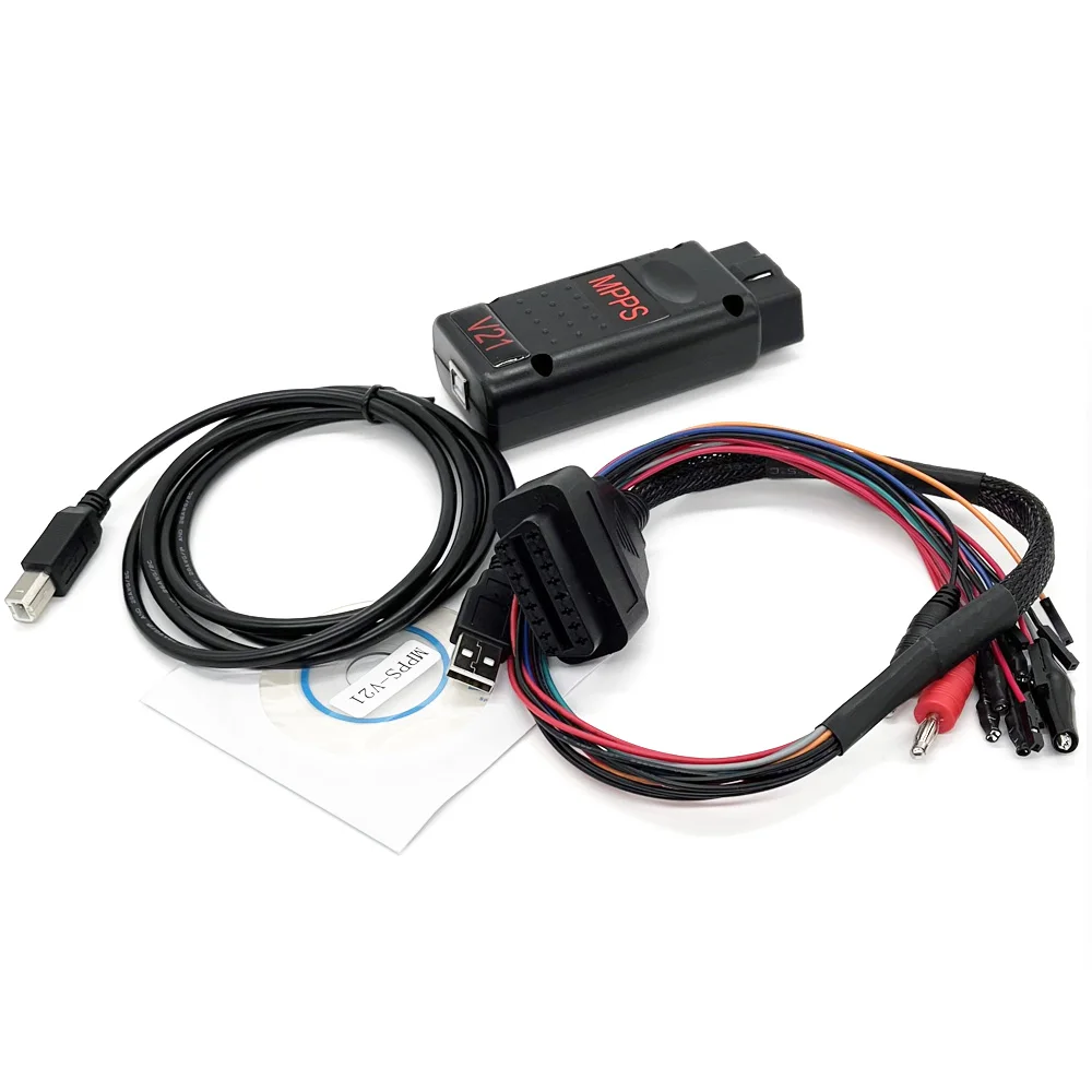 MPPS ECU Chip Tuning V21 V18 With Breakout Tricore Cable ECU Flasher Mpps V16  SMPS V13 edc16 Metal