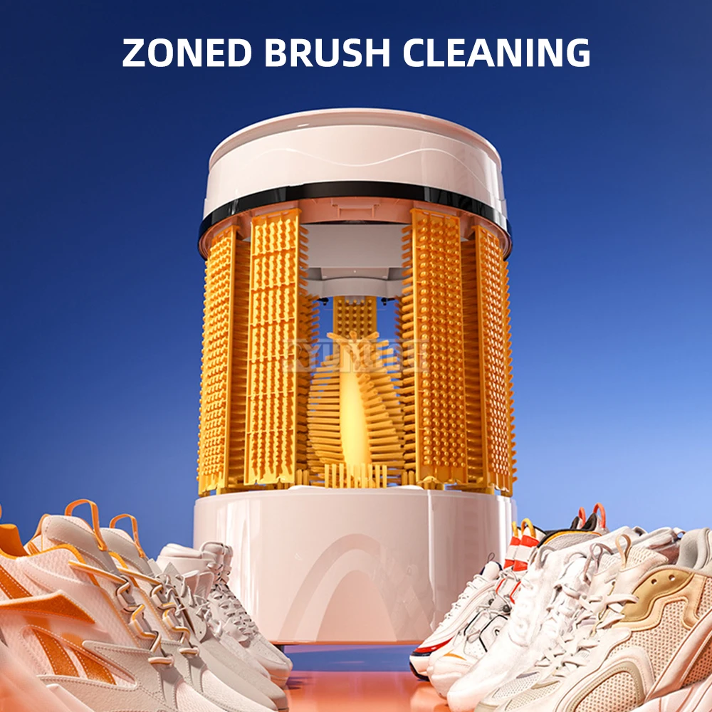 XPB28-78S round Bucket Full Wall Shoe Washing Machine Brush Efficient Cleaning Tool for Sole Scrubbing