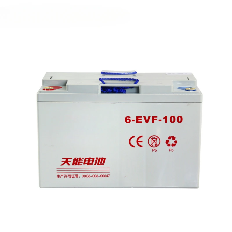 Washing machine battery Tianneng battery 12V100AH battery washing machine maintenance-free