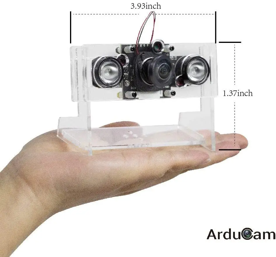 Arducam Wide Angle Day-Night Vision for Raspberry Pi Camera, 170 Degree (D) Automatic IR-Cut Switching All-Day Image All-Model S