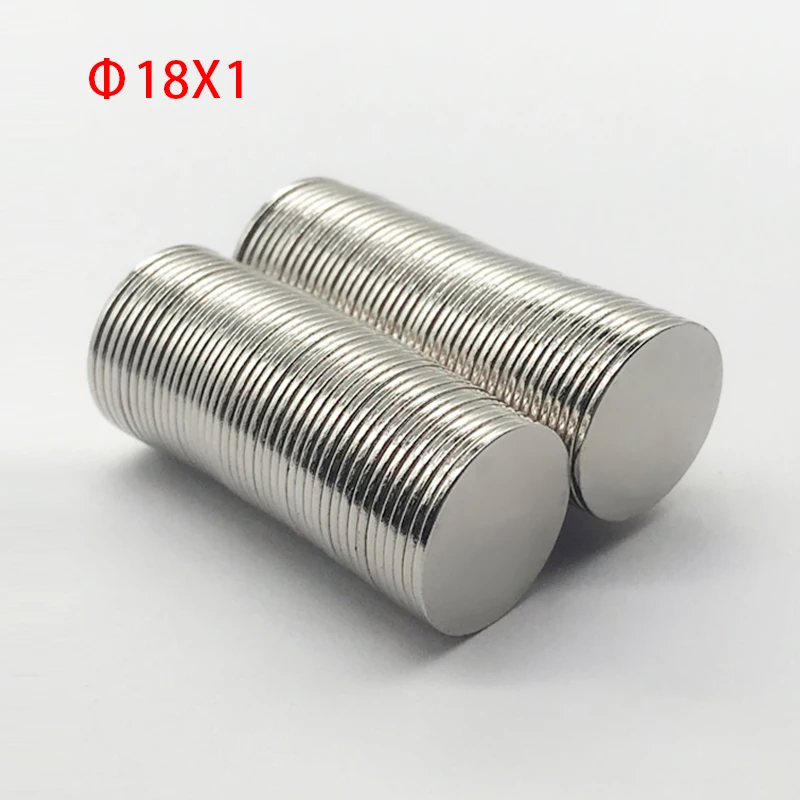 

Neodymium Magnet 18x1mm 20x1mm Small Round Sheet Magnetic Imanes 10/30/50/100 Permanent NdFeB Super Strong Powerful Disc Magnets