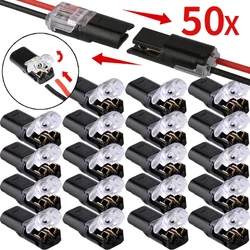 Conector eléctrico de coche con enchufe de 2 pines a prueba de agua, Cable de Cable, conectores eléctricos automotrices, conexión de Terminal de tira