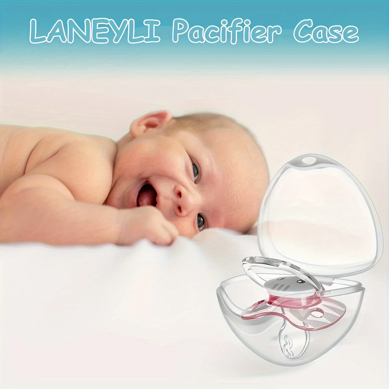 Schnuller Fall Schnuller Halter Fall Schnuller Clip Binky Halter Fall Schnuller Box Schnuller Zubehör 2er Pack – Detail 1