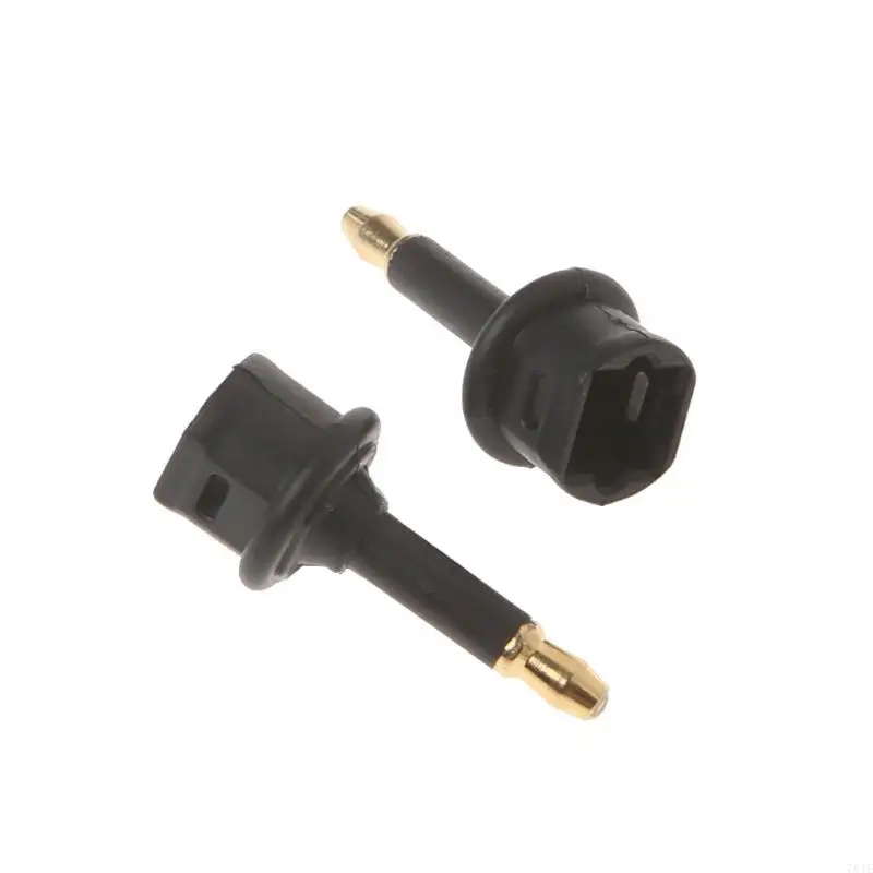 

781E 2 Pcs Toslink Female To 3.5mm Male Mini Plug Digital Optical Adapter Conve