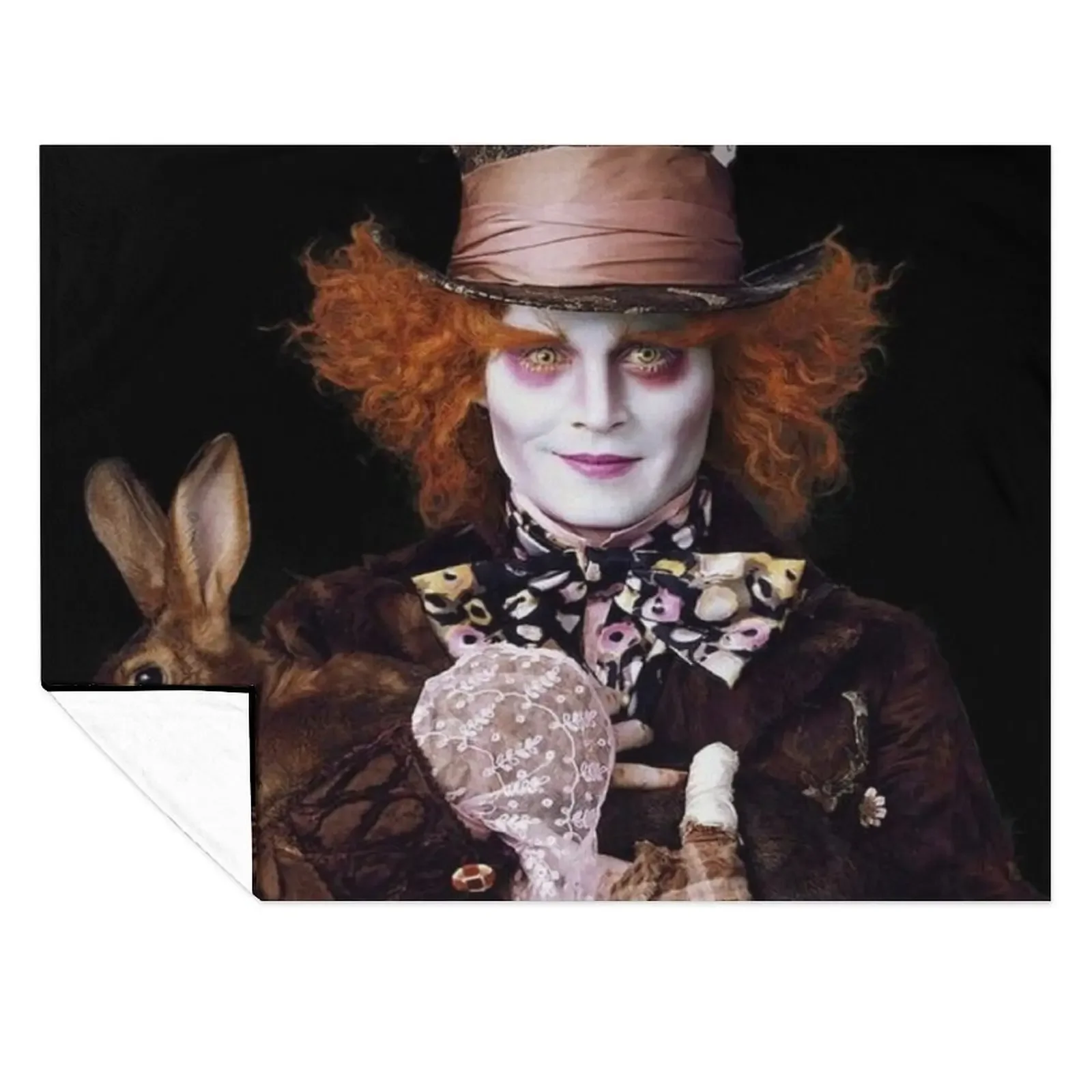 

mad hatter Throw Blanket Bed covers heavy to sleep Cute Luxury St Blankets