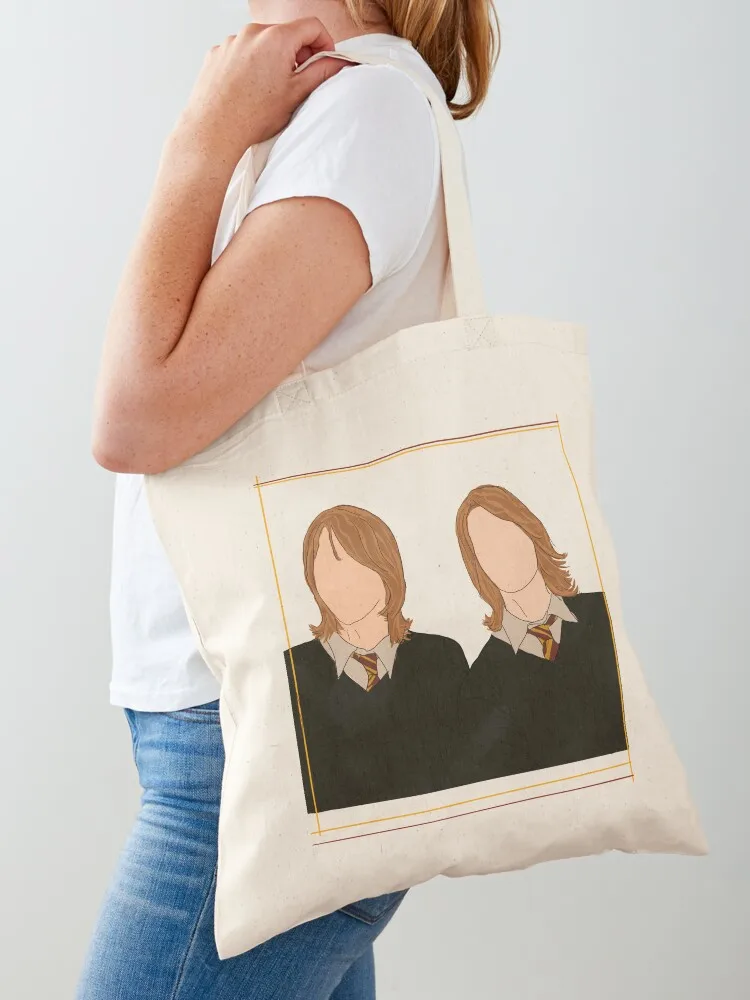 

Weasley twins ( Fred & George Weasley) Tote Bag Gift bags Shopping bags Fabric bag cute tote bag