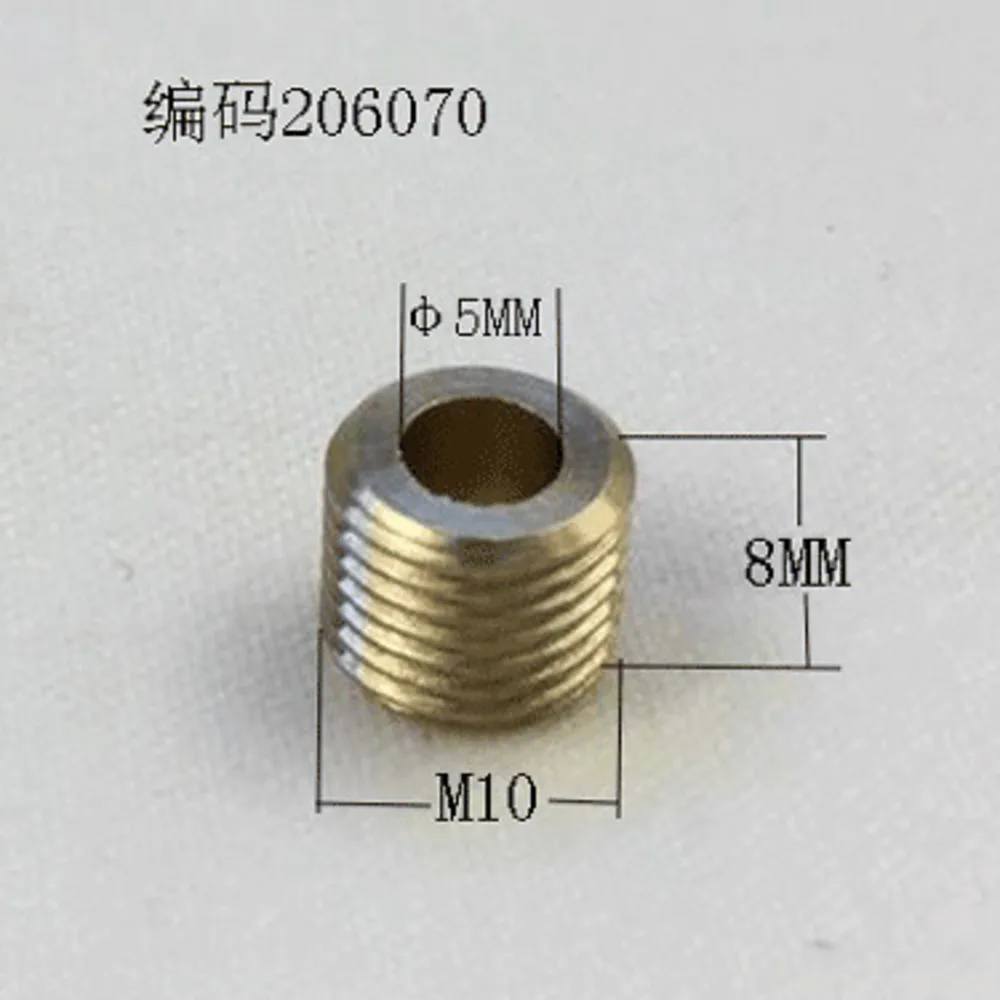 

4 pieces /lot M4/M5/M6/M8 to M10 To M14 inner outer Threaded Hollow Tube Adapter Inner Outer Threaded Coupler Conveyer Adapter