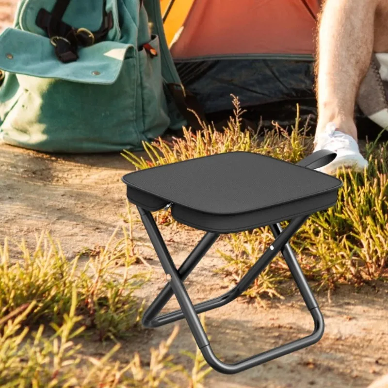 

Outdoor Folding Chair Picnic Camping Portable Light Fishing Stool Multifunctional Ultralight Folding Chair Outdoor Furniture