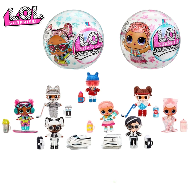 In Stock L.O.L. Surprise! Surprise Doll All-star Winter Sports Series Blind Box Ornaments Dress-up Toys Children's Play House