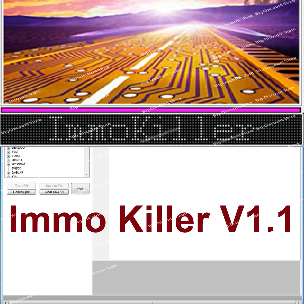 Программатор Immo Killer V1.10, устройство для ремонта автомобилей, v1.1 IMMO Killer ECU