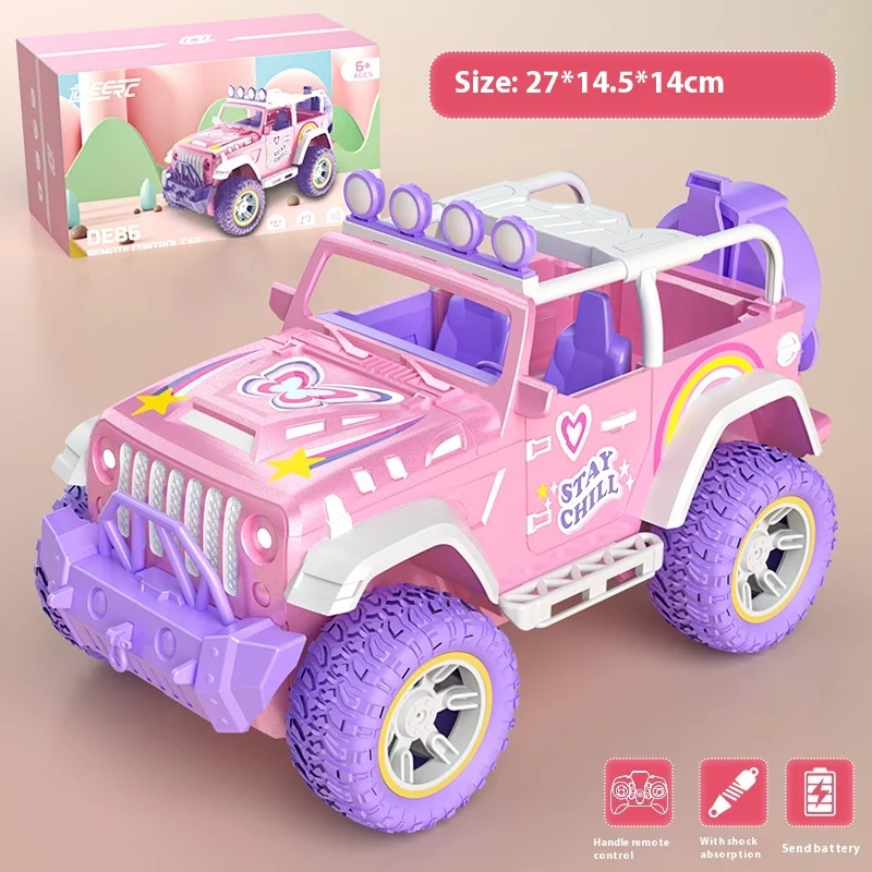 New 2.4g Four-Wheel Drive Off-Road High-Speed Drift Resistant Remote Control Car For Boys And Girls Charging Car Xmas Toy Gift