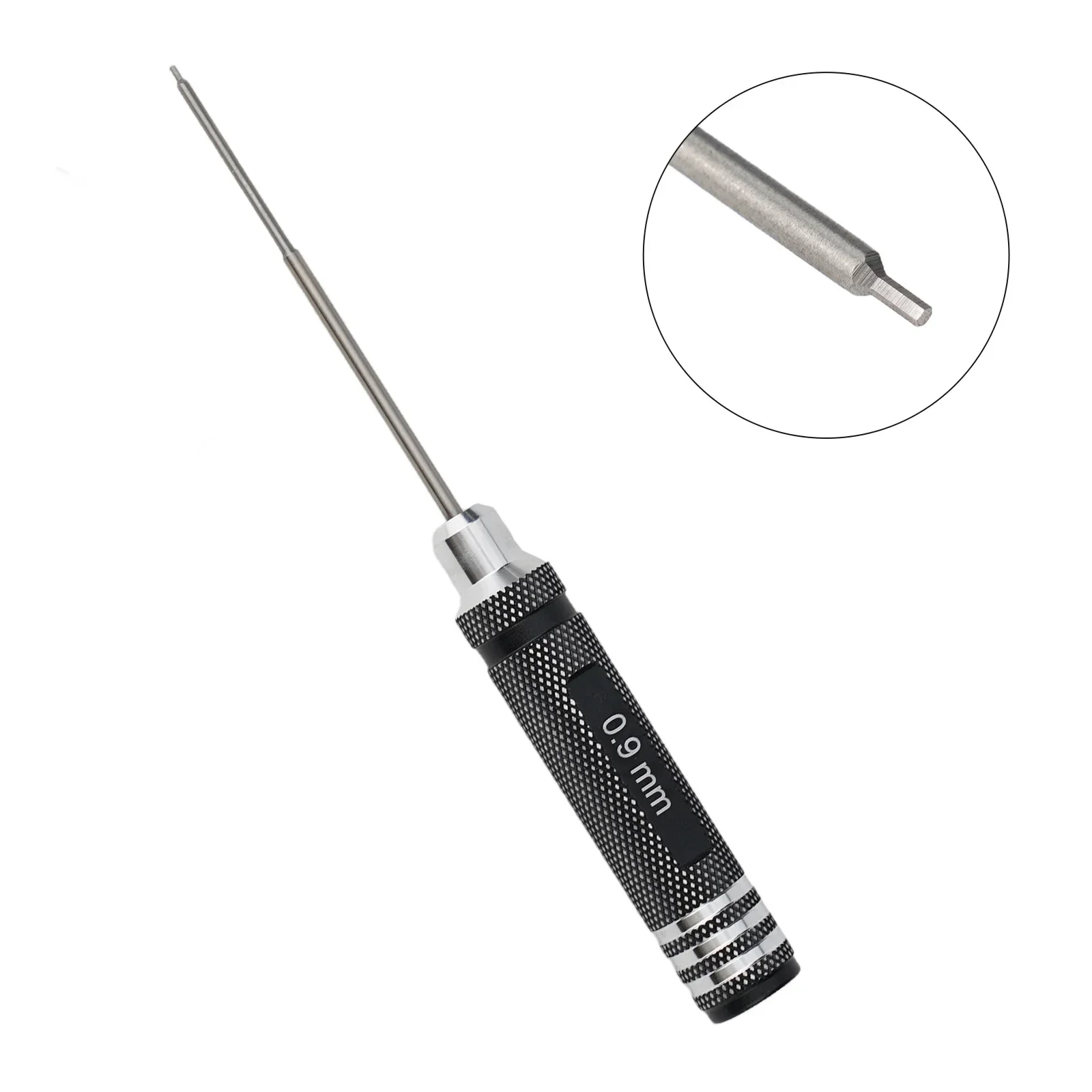 Imagem -04 - Hex Screwdriver For rc Helicopter Steel Hexagon Wrench Helicóptero Avião Carro Drone ar Condicionado 0.9 mm 1.27 mm 1.3 mm 1.5 mm 2.0 mm 2.5 mm 30 Milímetros 1pc