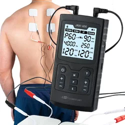 Electric Muscle Physiotherapy Therapy Stimulator EMS IFT RUSS TENS Pulse High-Frequency Adjustable Slimming Device Body Massager