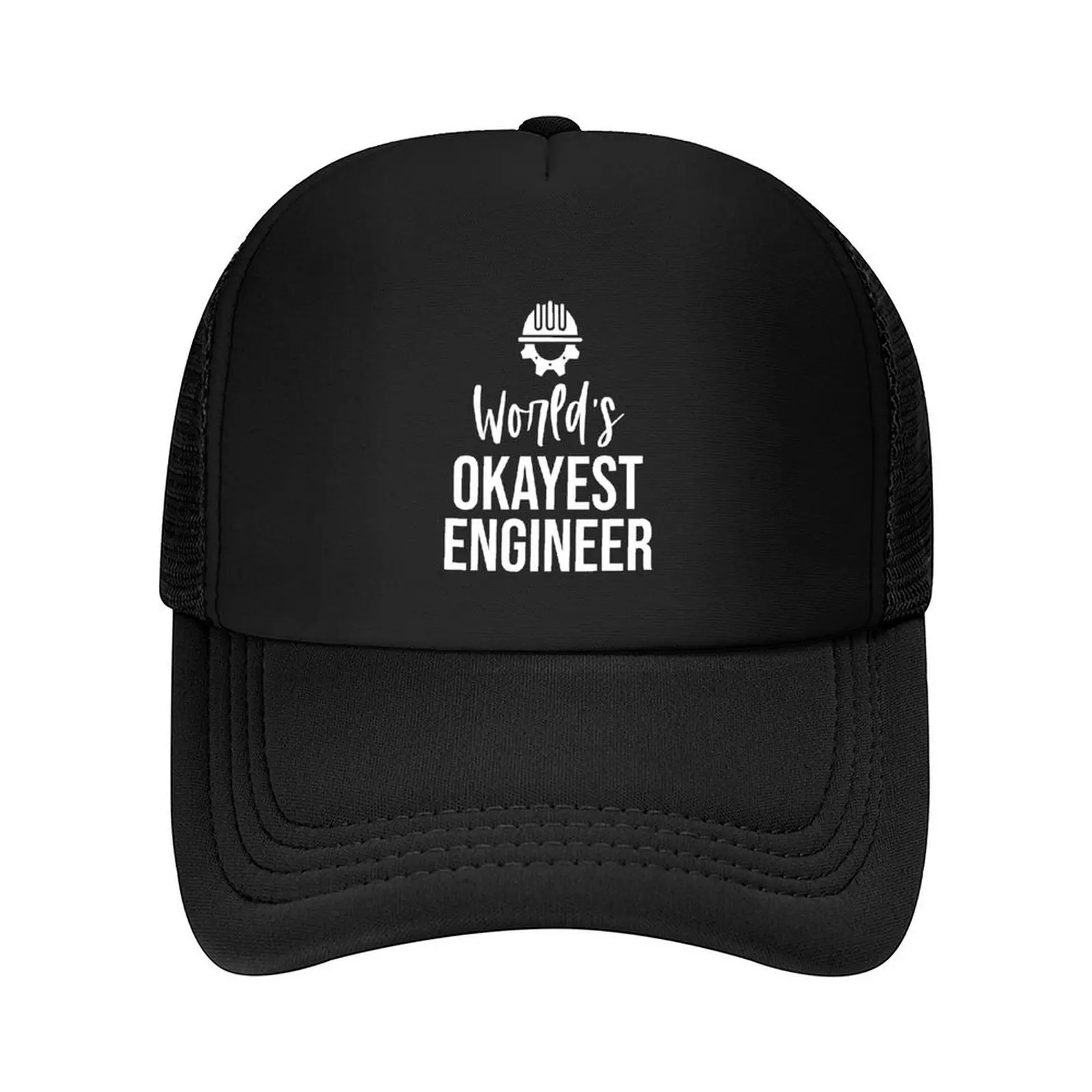 

World's Okayest Engineer Engineering Uncle Funny Engineer Baseball Cap Sun Hat For Children Luxury Brand Luxury Woman Men's