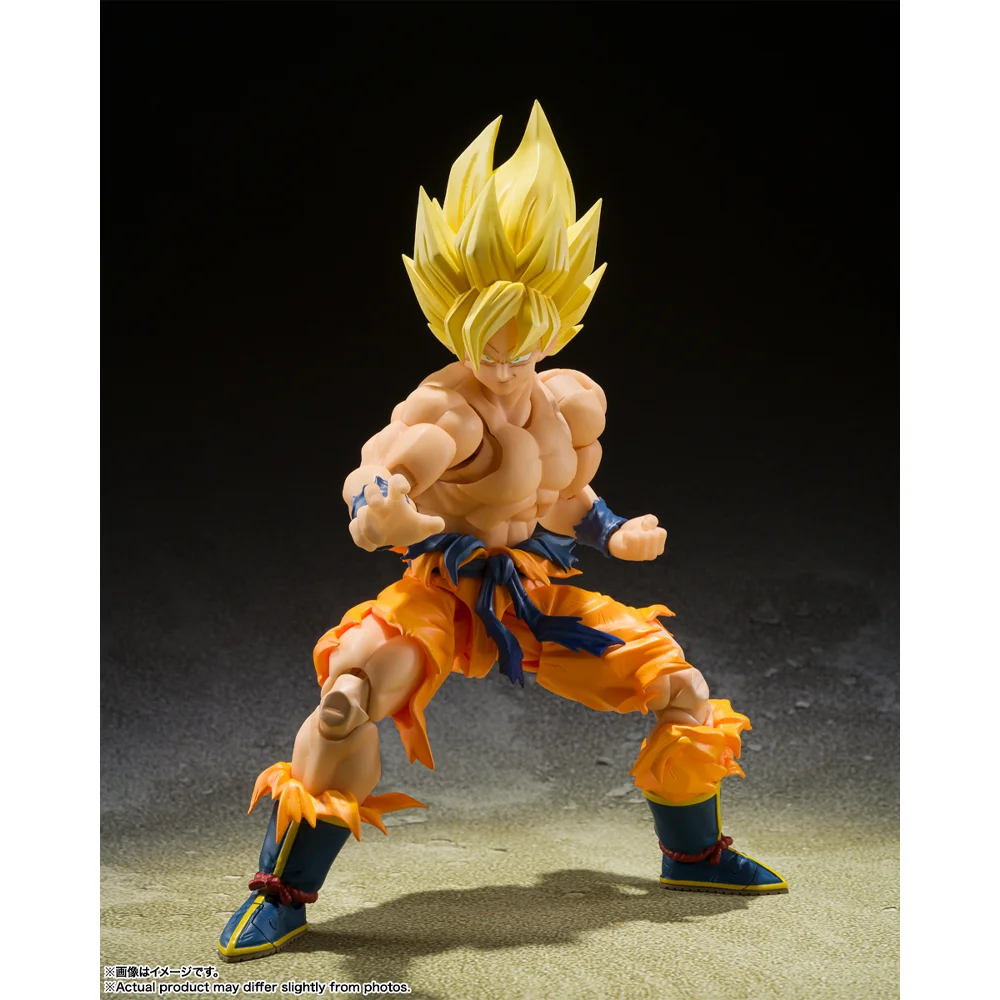 In Stock Original BANDAI SHFiguarts Dragon Ball Z Legendary Super Saiyan Son Goku Figure Action Anime Model Genuine Boxed Toy