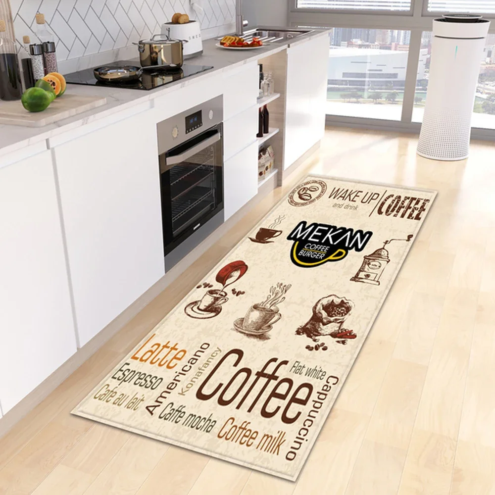 Kitchen Floor Mats Entrance Doormat Hallway Rug Bedroom Living Room Flannel Carpet Memory Foam Rugs Bedroom Decoration