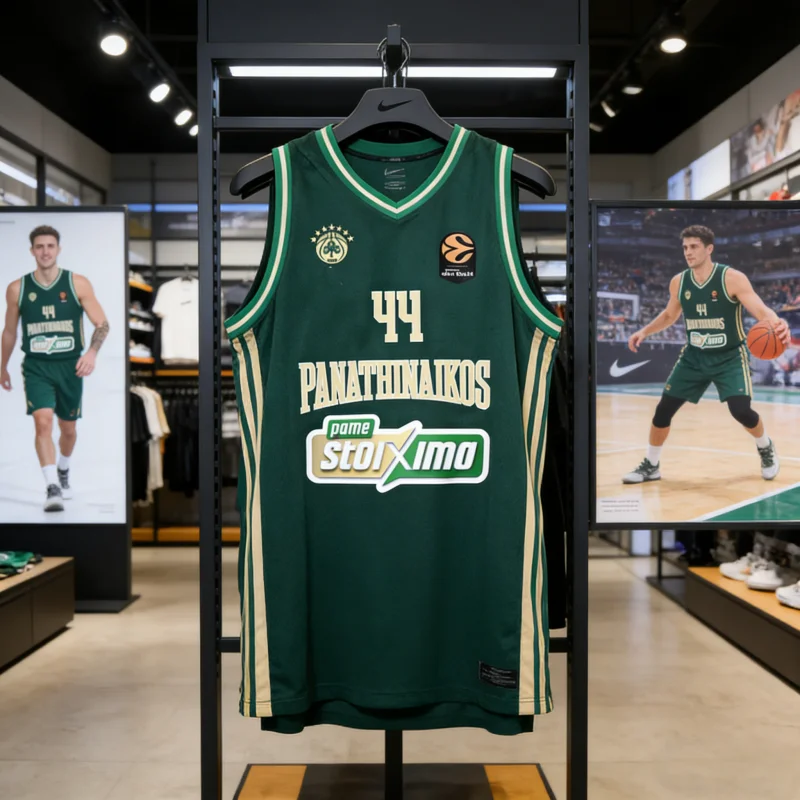 2026 Summer Greece Panathinaikos Athens Basketball Match Jersey Vest Sports Men Women Special Fan Training Tops Family Kids Tees