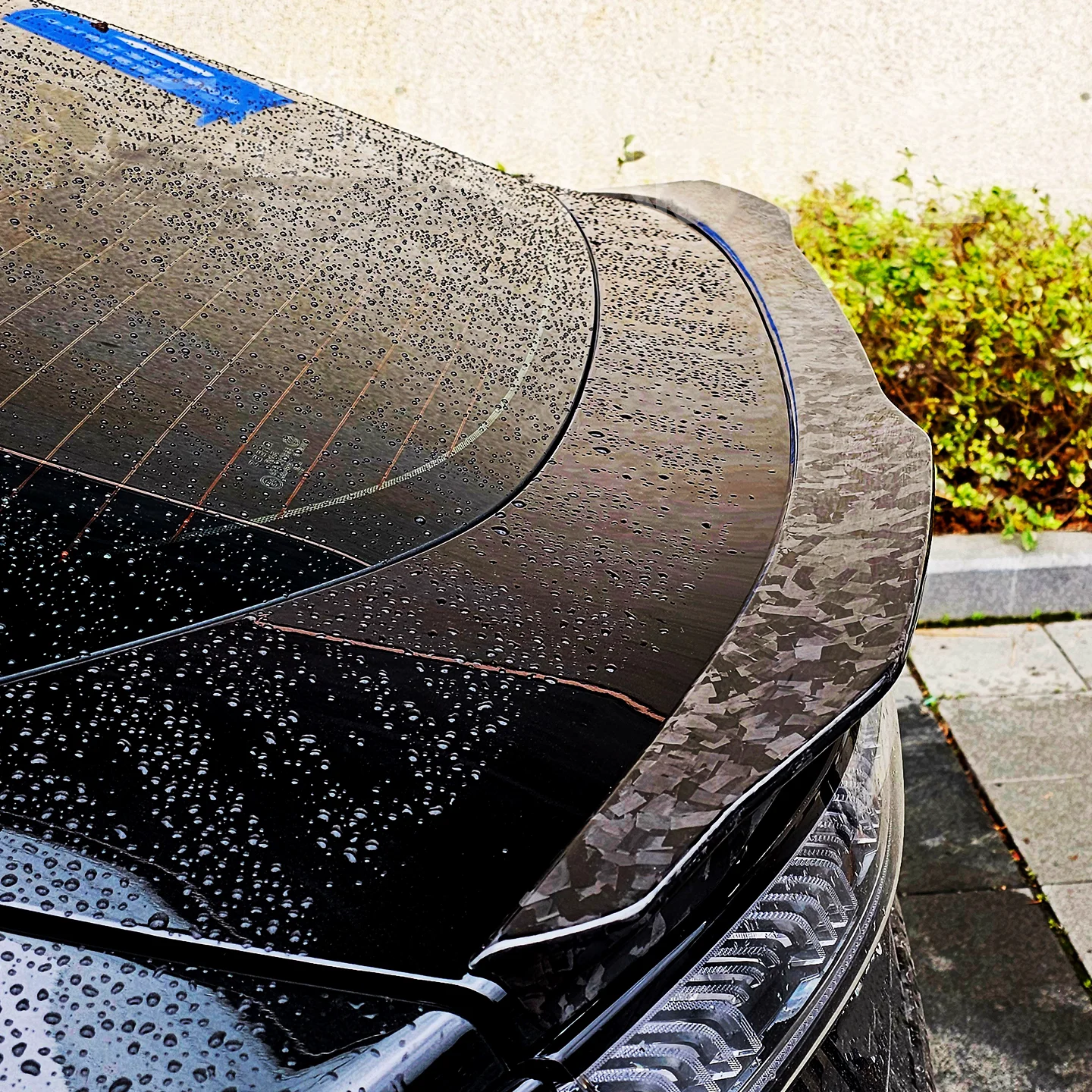 

Dry Carbon Fiber Tail wing for Zeekr 001 21-25 modified rear Spoiler ducktail Car accessories