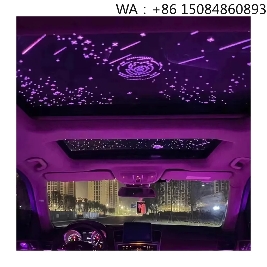 Romantic LED Panoramic Sunroof Film Universal Car Interior Modified Starry Sky Ambient Light Decoration