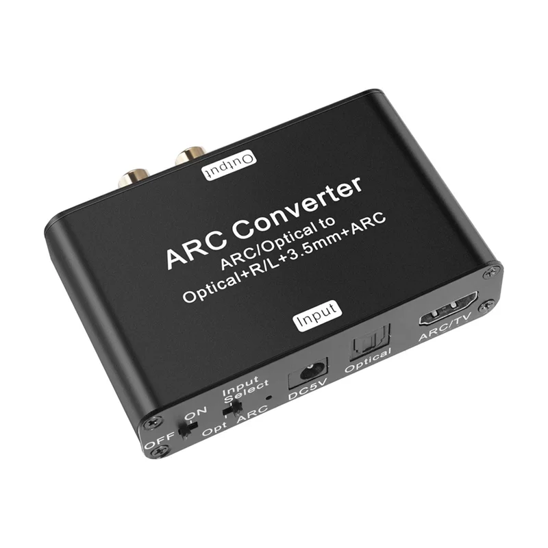 -Compatible Audio Returner ARC Function Optical Fiber Digital Audio Conversion Analog Signal DAC Audio Converter