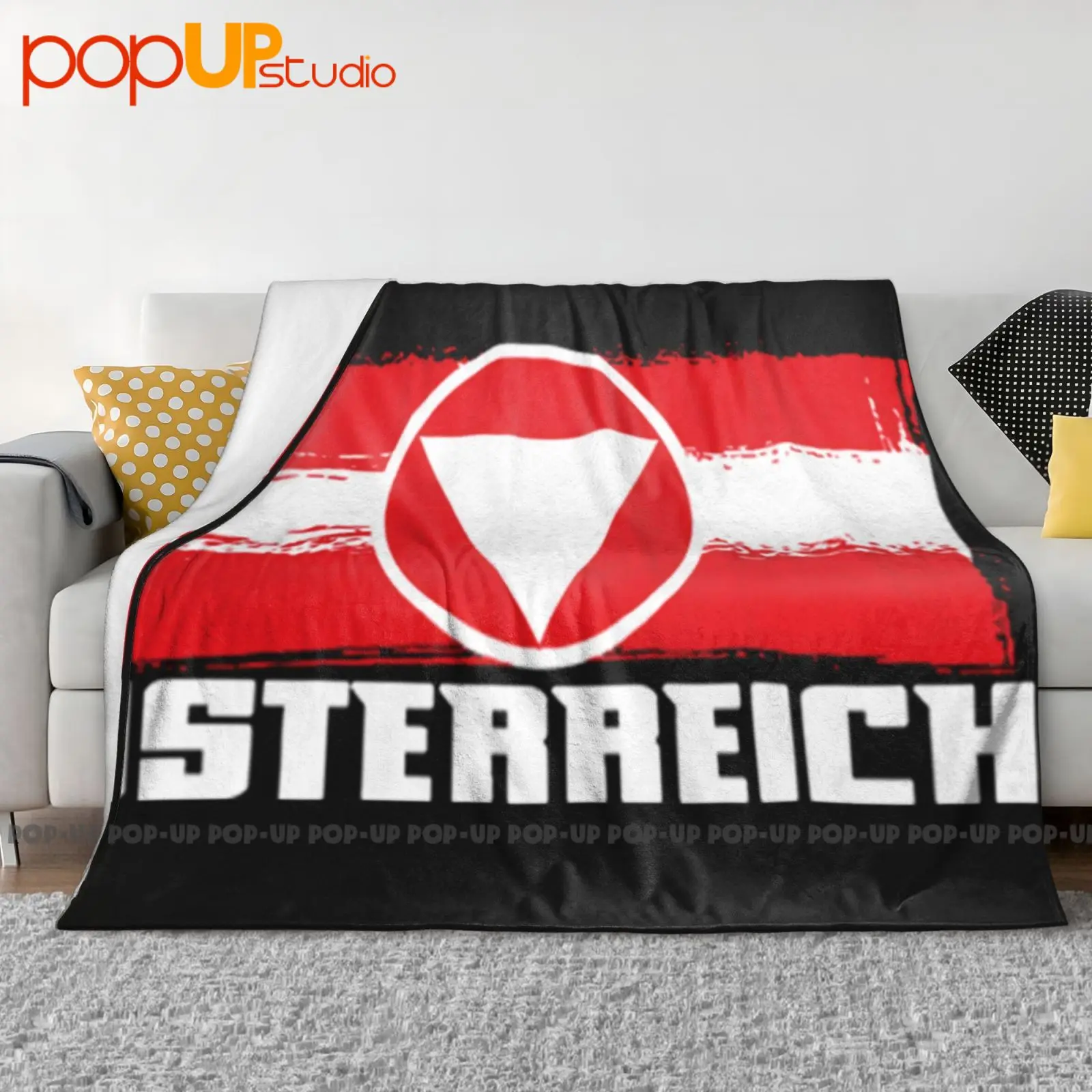 

Австрийский бюстгальтер Бандермия, значок с гербом, боец-батальон, ультра-мягкое одеяло, одеяло, зимний чехол для дивана, чехлы на кровать