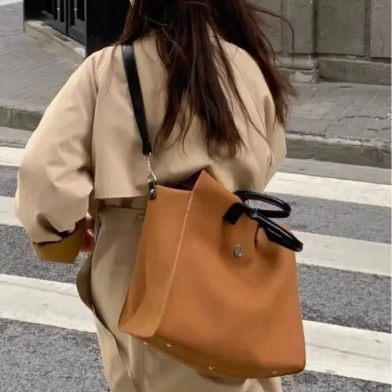 

Винтажная корейская модная сумка для ноутбука MacBook, 16-дюймовая сумка на плечо, чехол для ноутбука во французском стиле для женщин, ручная сумка для девочек