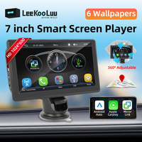 LeeKooLuu 7 inch Portable Smart Car Radio Multimedia Video Player Wireless CarPlay Android Auto Bluetooth Universal Autoradio