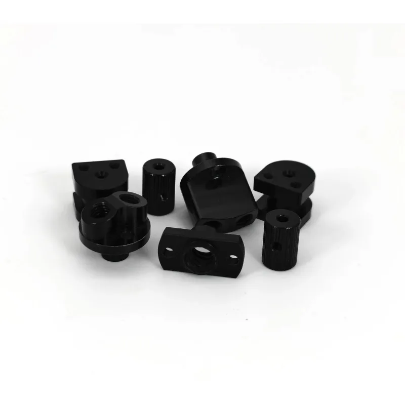High-Performance Precision Machined Ferrous Metal Components Various Black Machined Metal Parts CNC Machining Included