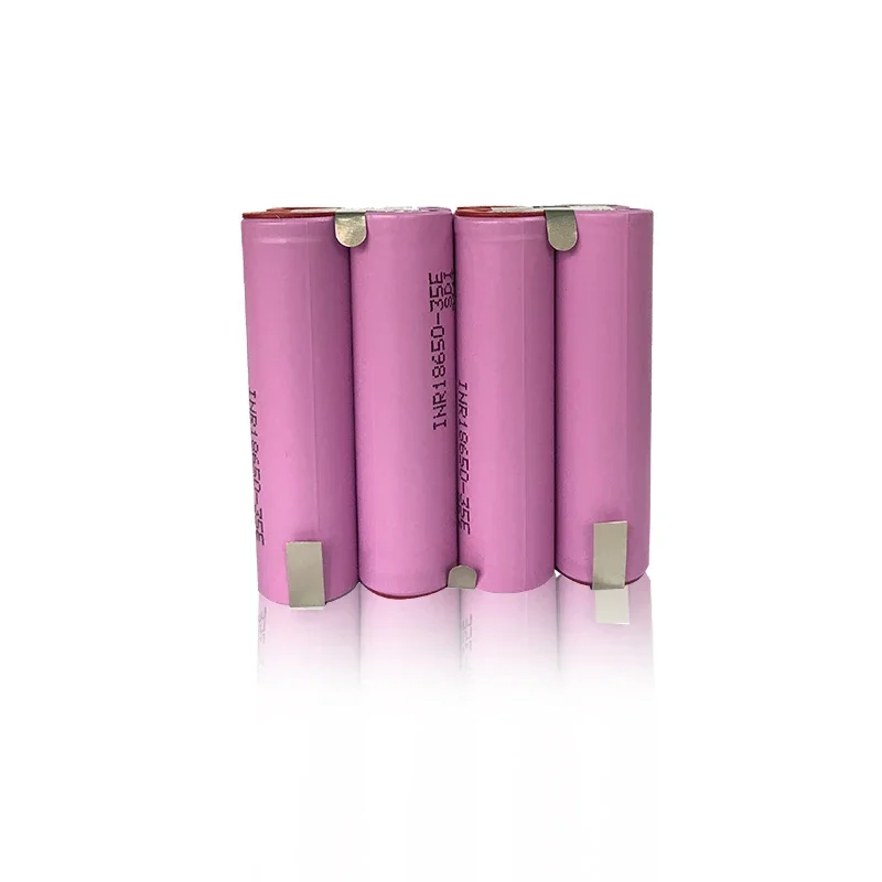 2S1P 3S1P 4S1P 5S1P 6S1P 18650 Battery Pack Customization 18650-35E Battery Pack Welding 3500mAh Battery Pack 7.2V to 21.6V