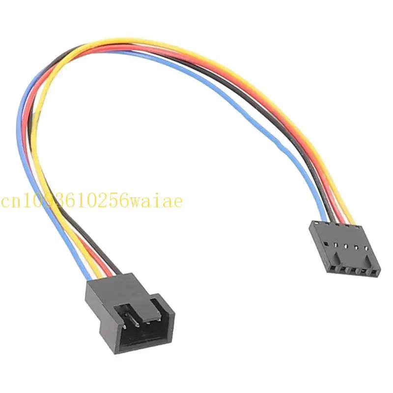 652F Universal Small 5pin до 4PIN вентилятор PWM Разъем Удлинительного разъема Удлинительный кабель компьютер вентилятор PVC