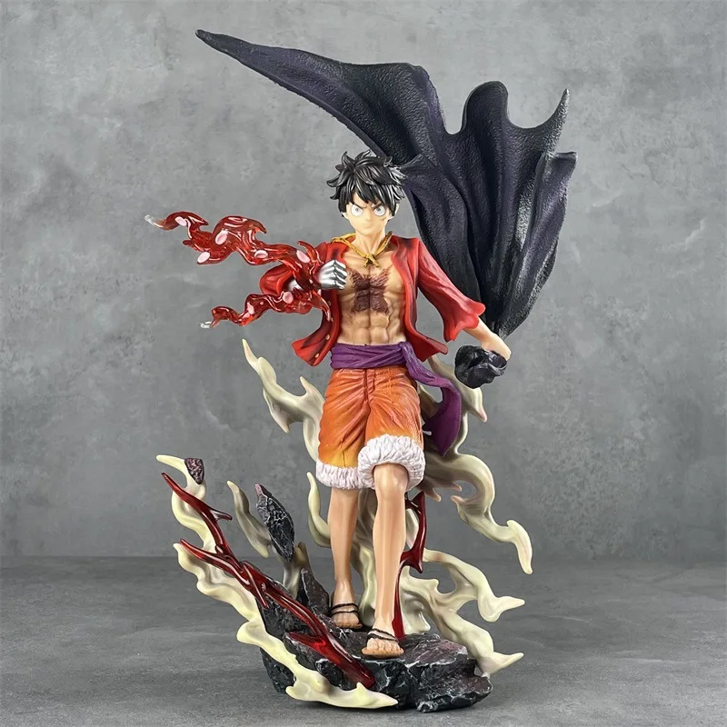 Figurka Anime, Model Postaci z Kreskówki, GK Ryu Sakura Resonance Walking Luffy, Statuetka, Scena, Figurka w Pudełku, Dekoracja na Biurko