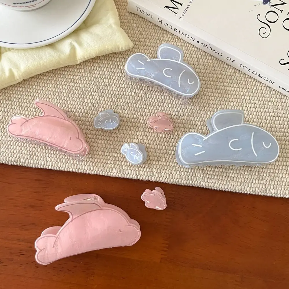 Cute Pink Blue Dolphin Fish Plastic Hair Claw Clip For Women Girls Hairpins Cartoon Shark Clip Kids Hair Accessories Gifts