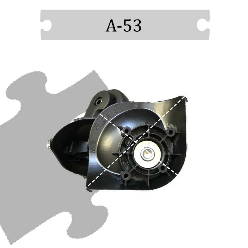 For HONG SHENG A-53 Luggage Replacement Wheels Metal Axle 360 Degree Swivel Rubber Wheels Wear Resistant Accessories Repair Kit
