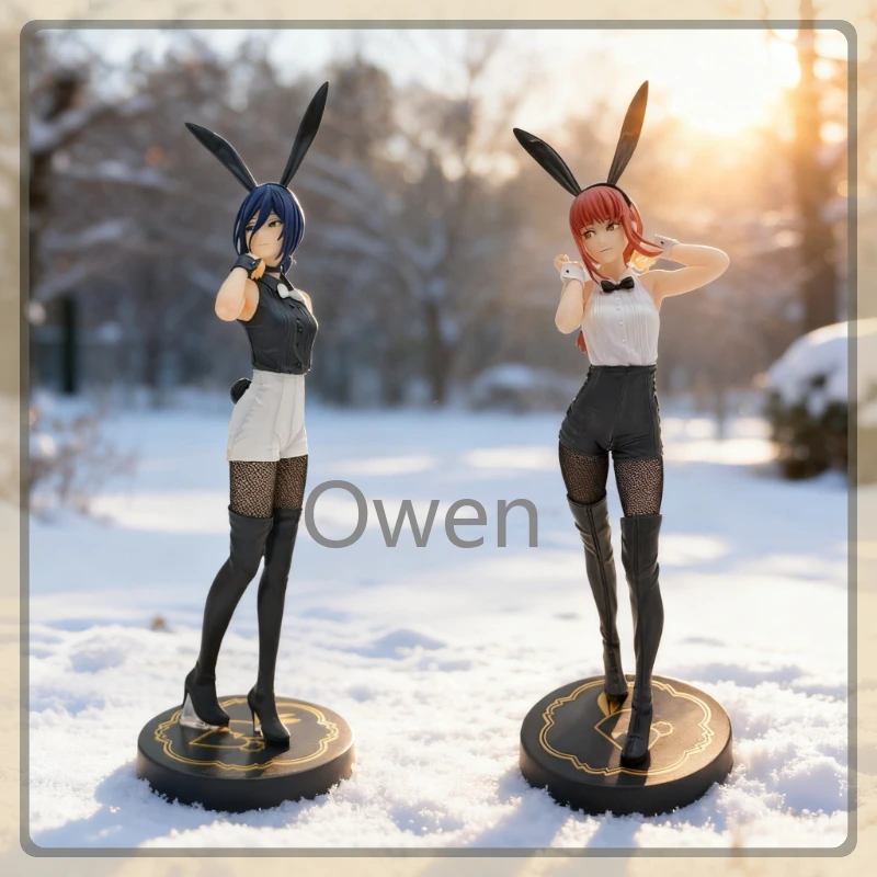 

Фигурка Макимы из Chainsaw Man, фигурки девушек Резе, оригинальные, без коробки, аниме, ПВХ, коллекционные фигурки девочек-кроликов, модель FuRyu, игрушки, подарки