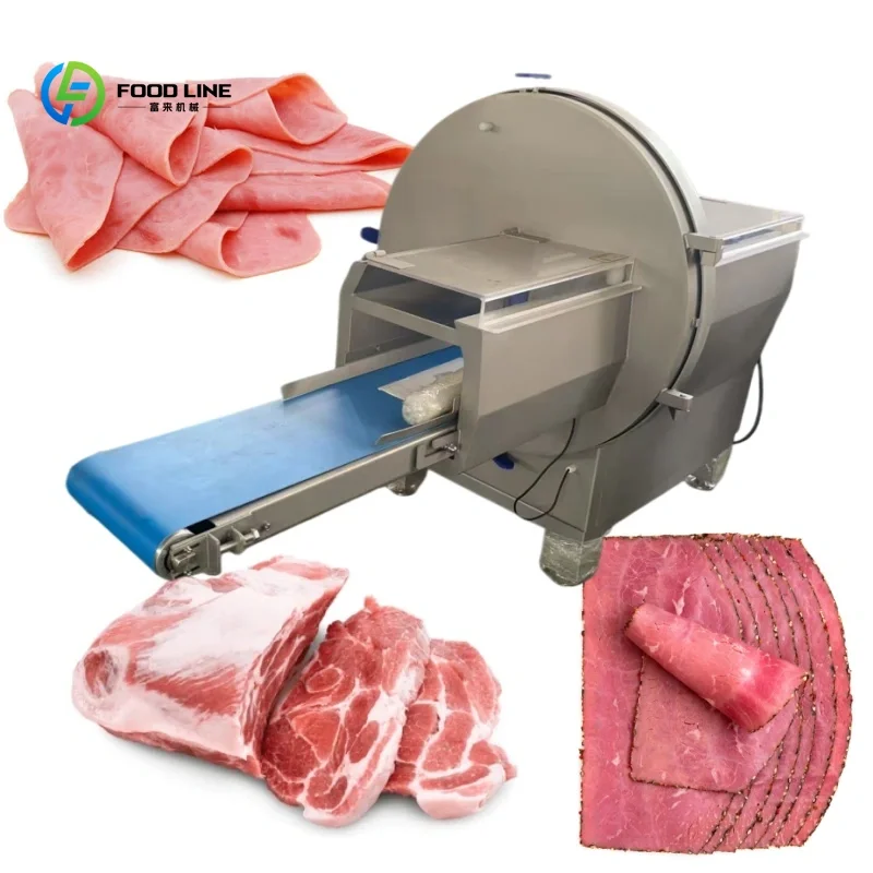 Food Grade Meat Cutting Machine with 0-13mm Cutting Thickness Customized