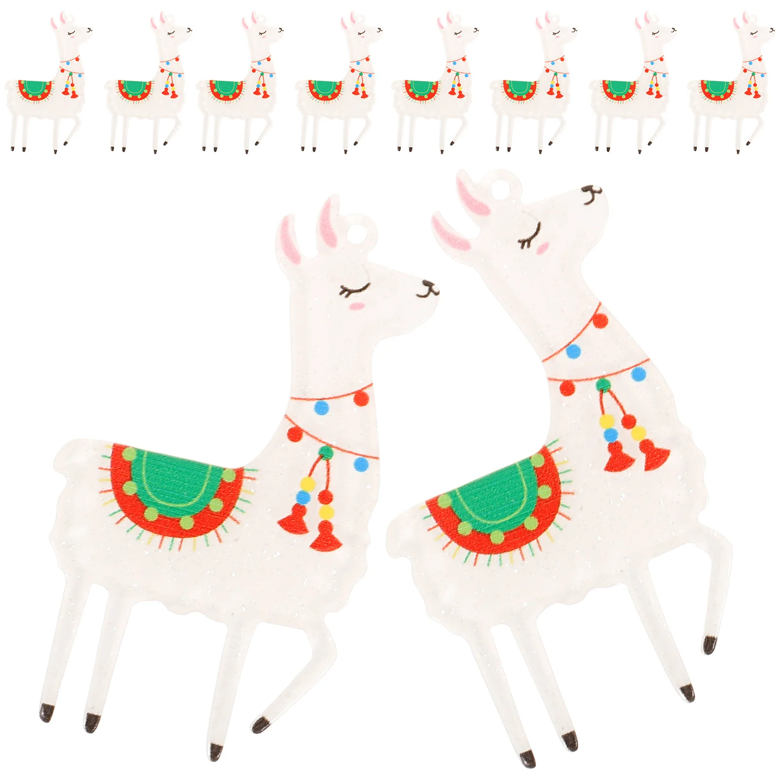 

10 Pcs Alpaca Pendant Accessories Jewelry Charms for Making Cute Accessory Jewellery Necklace Pendants Pearl