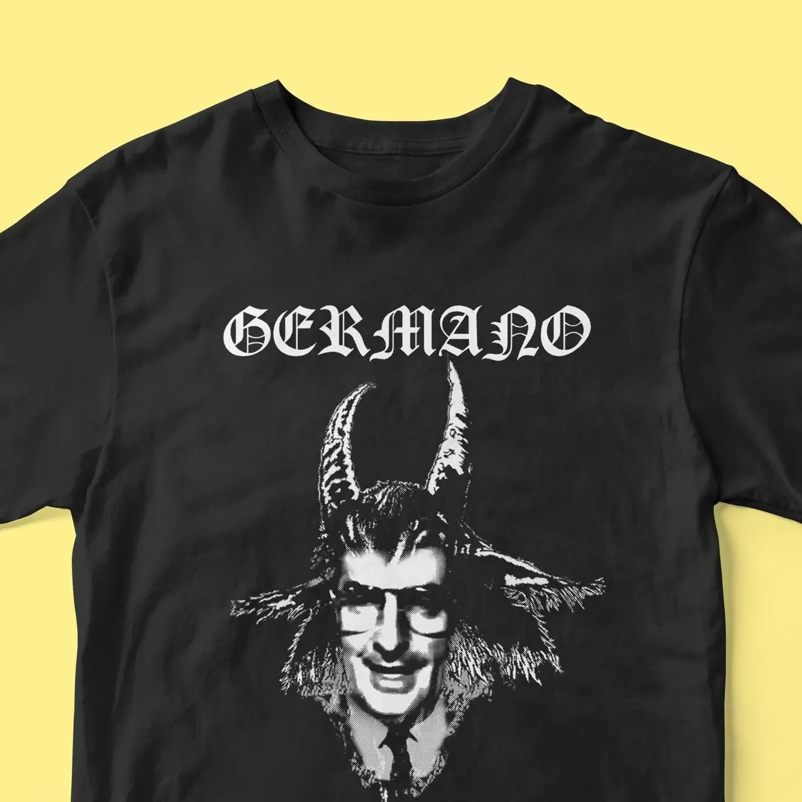 Camiseta estilo GERMANO MOSCONI BATHORY vintage, ligeramente cómoda, versátil, transpirable, elástica, estilo streetwear