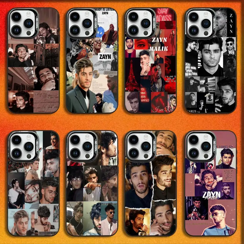 

Singer Z-Zayn Malik COLLAGE Phone Case For iPhone 16,15,14,13,12,11,Mini,Pro,E,MAX Black Candy Matte Shockproof Cover