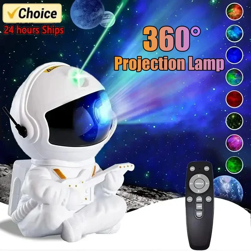 

Star Astronaut Projector Night Light Starry Sky Porjectors Lamp Decoration Bedroom Room Decorative Children Gifts