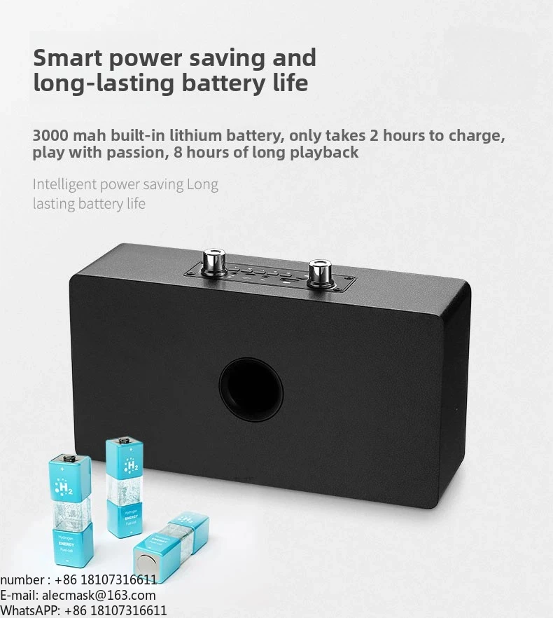 40W high-power wireless portable outdoor speaker for musical instrument accessories