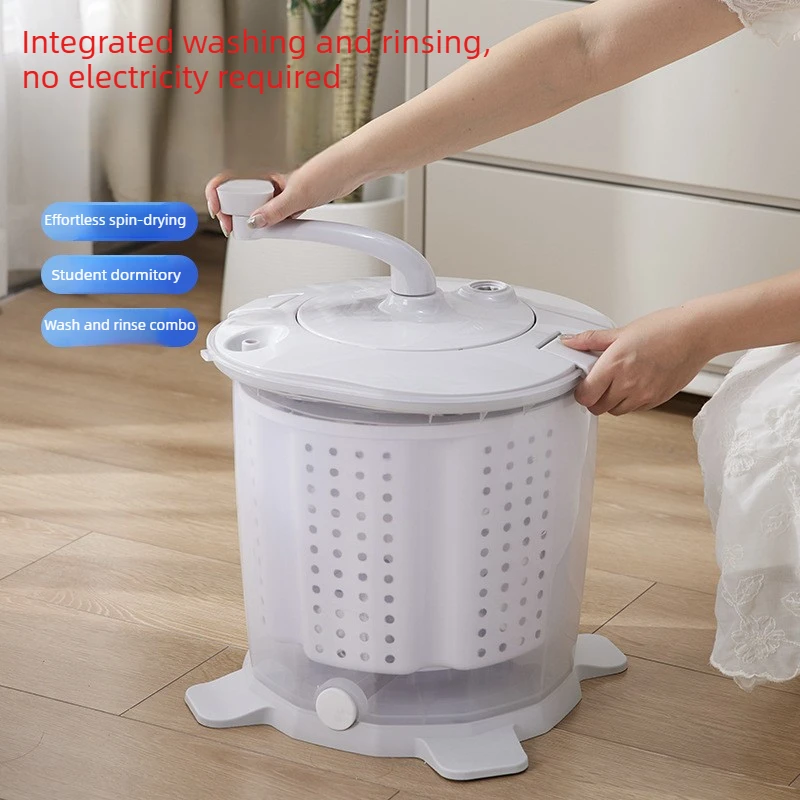 Camping Washing Machine Portable Manual Washing Machine Drying Machine Washing Gadget Hand-operated Sock Washer Washboard