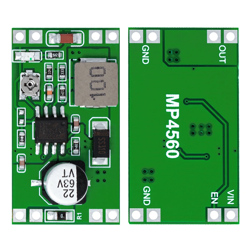 MP4560 DC-DC وحدة محول فرق الجهد 2A 8-55 فولت إلى 3-16 فولت قابل للتعديل ، لوحة منظم الجهد التنحي مع حماية من الحمل الزائد