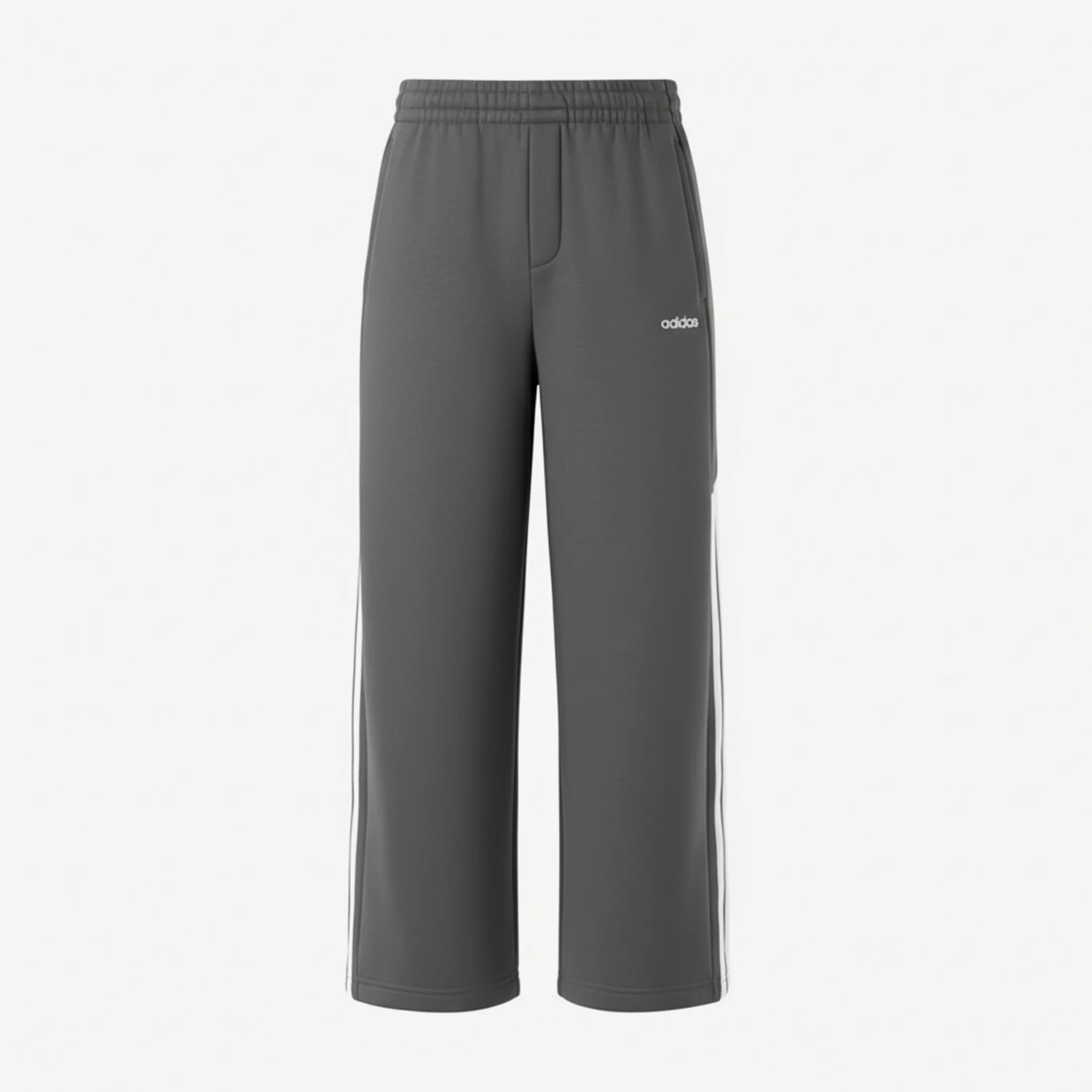 Adidas genuine autumn and winter south four ring straight tube simple and plush fashionable pants KQ7872