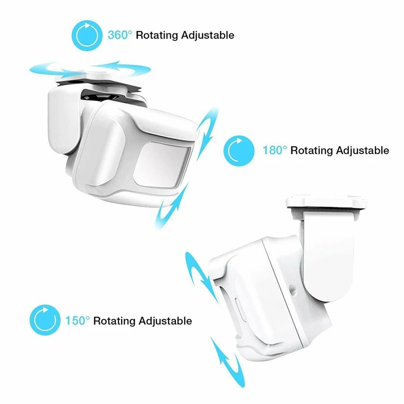 Detector de movimiento PIR infrarrojo inalámbrico para seguridad del hogar, sistema de alerta de entrada de campana de alarma, timbre de bienvenida para tienda