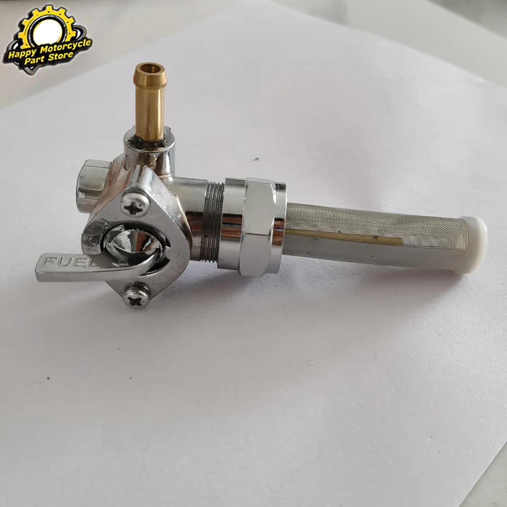 Motor Fuel Tank Petcock Valve Switch For HAR/LEY DAVI/DSON Electra Glide Police FLHP FLHTP Fatboy EFI FLSTFI FLSTF Fatbob FXEF