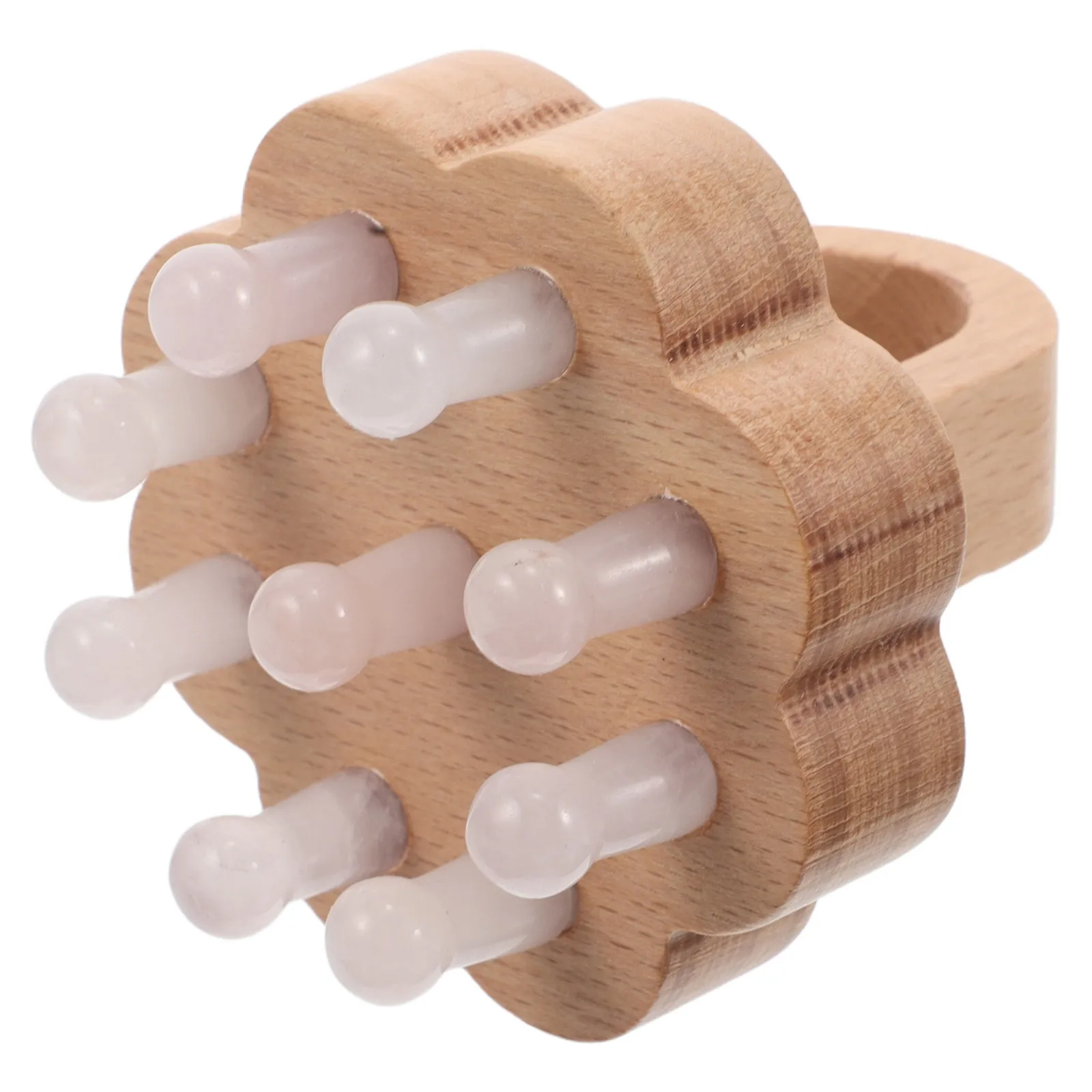 

Massage Comb for ruff Removal Gua Tool Natural Quartz Hair Brush Ergonomic H Home Use Enhancing Sleep Reducing