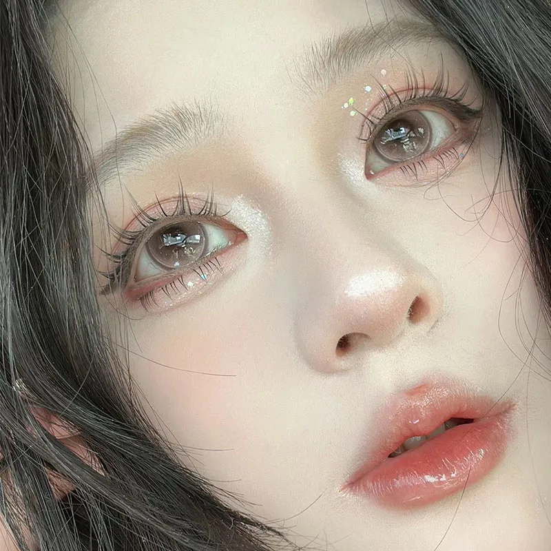 Transparenter Stiel koreanischen Stil Manga falsche Wimpern hand gefertigt 5 Paar wieder verwendbare Katze Wimpern cos Wimpern Make-up Wimpern verlängerung