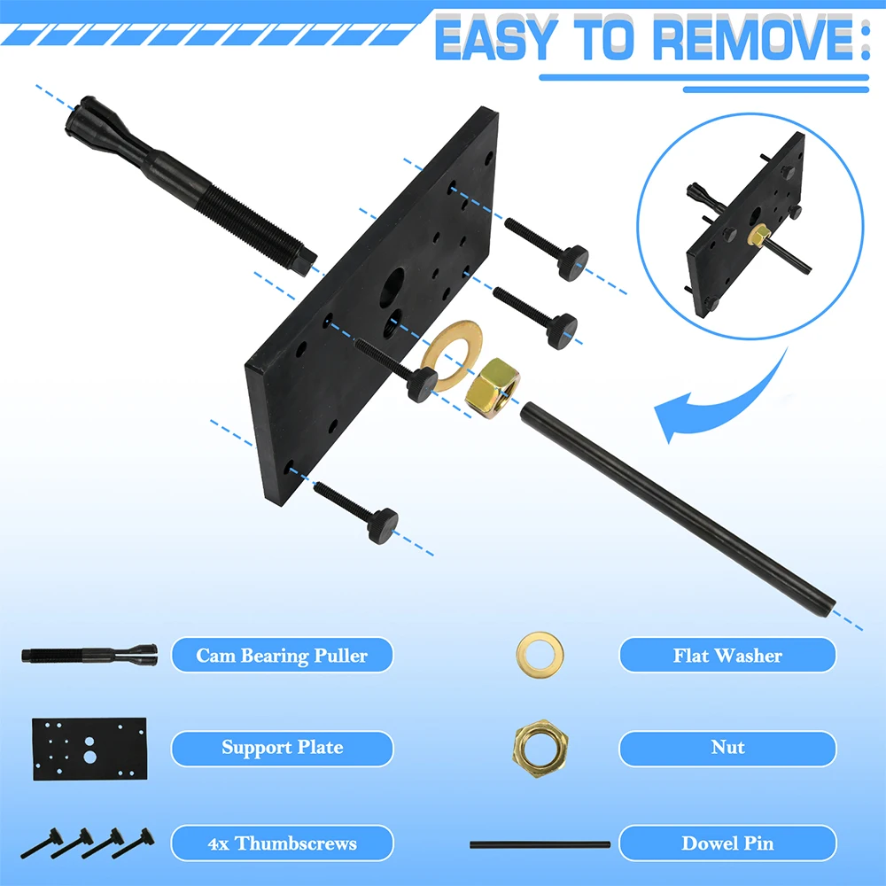 طقم خدمة محمل الكاميرا لهارلي ديفيدسون 107/ 114/ 117 ميلووكي-ثمانية محركات 2017-تيار #4